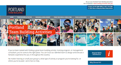 Desktop Screenshot of portlandteambuilding.com