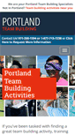 Mobile Screenshot of portlandteambuilding.com